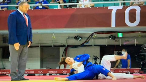 Olympic Tokyo 2020: Thanh Thuỷ bị hạ chỉ sau 1 phút 41 giây ở môn judo
